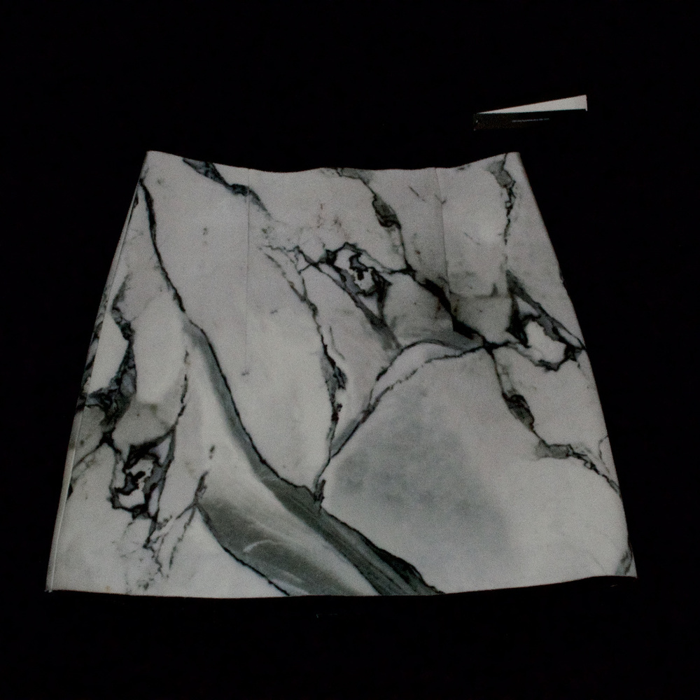 Robert Rodriguez Marble Mini Skirt